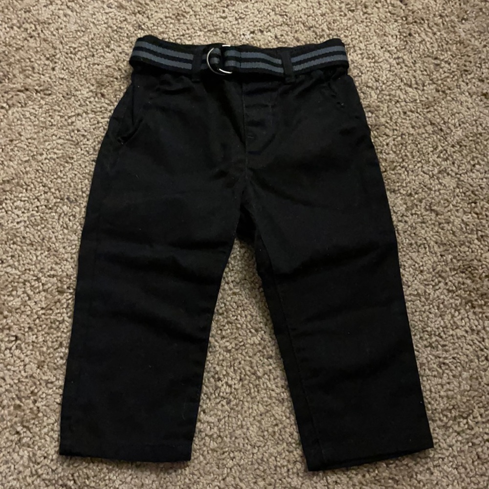 Black Jeans W/Belt